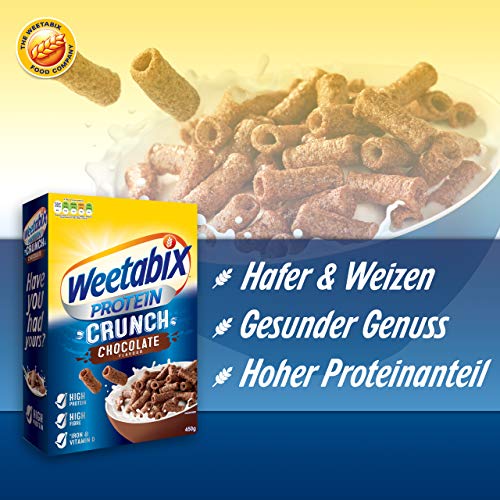 Weetabix Protein Crunch Chocolate - cereales de desayuno, 1x450g