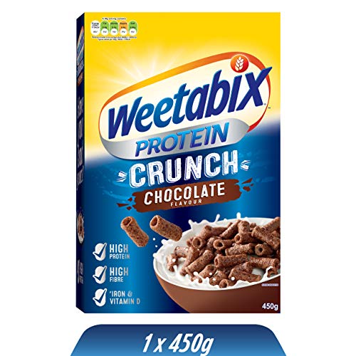 Weetabix Protein Crunch Chocolate - cereales de desayuno, 1x450g