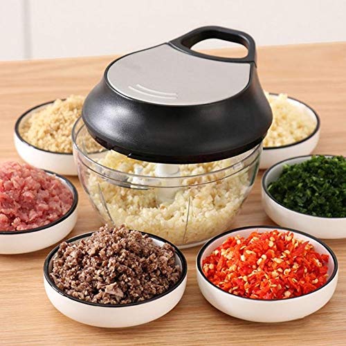 weichuang Picadora de Carne Manual de Uso doméstico for Picar Carne Mezclador Blender Satisfacer Diversos requisitos de Cocina Duradero Vegetal tajada de Fruta Nuts Trituración máquina de Picar Carne