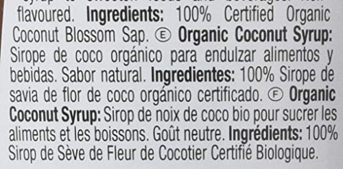 Weider Coconut Syrup, Sirope Orgánico de Coco - 250 ml