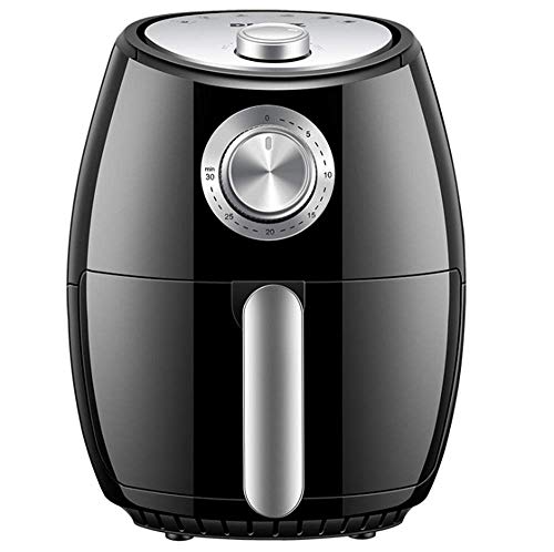 WEIZI Freidora de Aire de 3.2L con Pantalla Digital Temporizador y Control de Temperatura Totalmente Ajustable para una Cocina Saludable sin Aceite y Baja en Grasa: maquinaria Negra