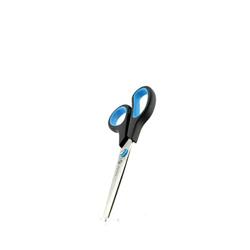 Westcott Easy Grip Lefty - Tijeras de acero inoxidable para zurdos, 21 cm, color azul/negro