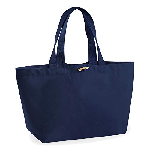 Westford Mill - Bolsa orgánica para la compra estilo Tote modelo (Talla Única) (Azul marino)