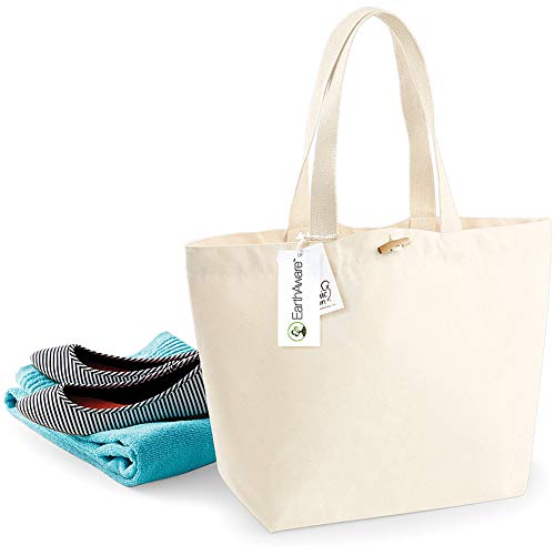 Westford Mill - Bolsa orgánica para la compra estilo Tote modelo (Talla Única) (Azul marino)