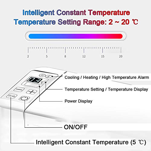 WH SHOP Mini Medicina Refrigerador Nevera de Insulina Portátil Enfriador de Insulina Medicamento Temperatura Constante para Automóvil, Viaje, Hogar - Estuche de Refrigeración para Automóvil (2~20 ℃)