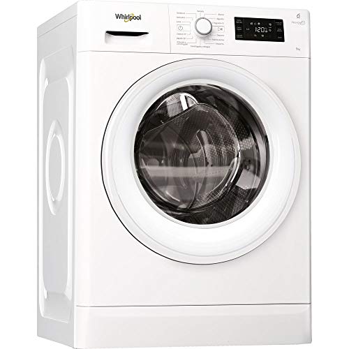 Whirlpool FWG91284W SP - Lavadora (Independiente, Carga frontal, Blanco, Giratorio, Tocar, Izquierda, 1,2 m)