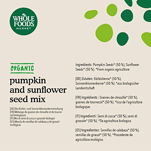 Whole Foods Market - Mezcla de Semillas de Calabaza y de Girasol Ecológicas - 500g