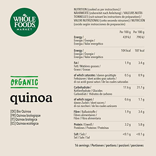 Whole Foods Market - Quinoa ecológica, 1 kg