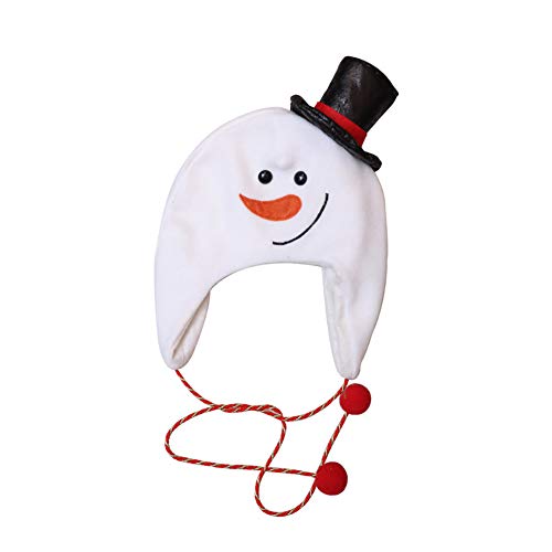 Wicemoon 1pcs Gorro Navideño para Niños Muñeco de Nieve Gorro árbol de Navidad 40cm*30cm