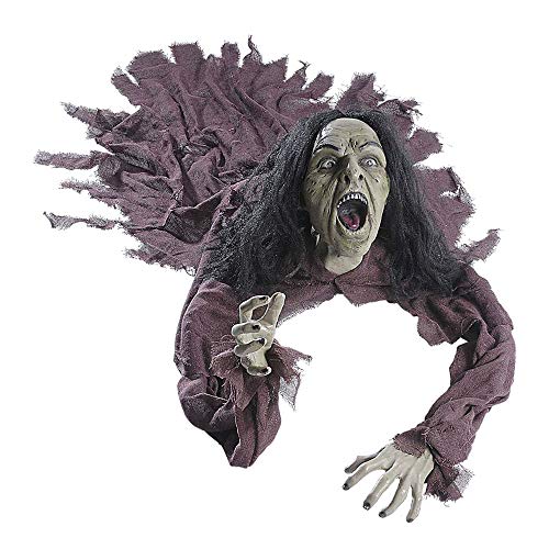 WIDMANN Zombie de Halloween 140 cm, con luz y Sonido