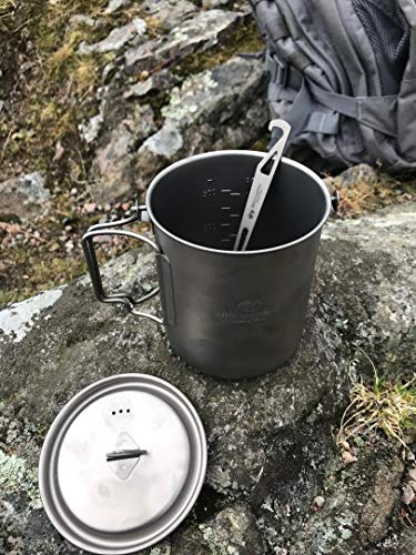 Wild Camping International Titanium - Olla colgante (750 ml)