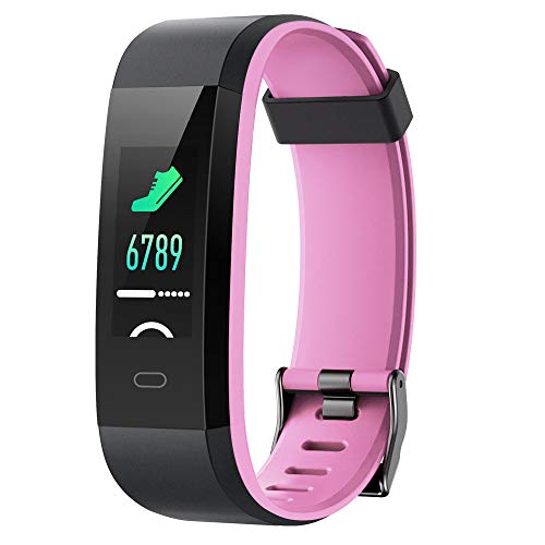 Willful Pulsera Actividad, Pulsera Actividad Inteligente Pantalla Color Reloj con Pulsómetro Impermeable IP68 Podómetro Pulsera Deportiva Reloj para Xiaomi Samsung Huawei Android iPhone iOS Teléfono