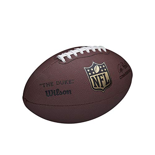 Wilson WTF1825XB Balón de Fútbol Americano, Nfl Duke Replica, Uso Recreativo, Cuero Compuesto, Duradero