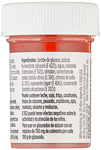 Wilton Colorante Alimenticio para Glaseado en Pasta, 28.3g, Color Amarillo Limón, 04-0-0031