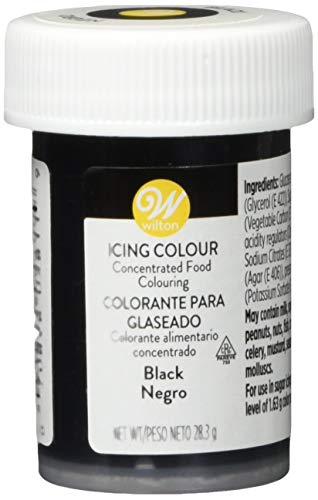 Wilton Colorante Alimenticio para Glaseado en Pasta, 28.3g, Color Negro, 04-0-0037