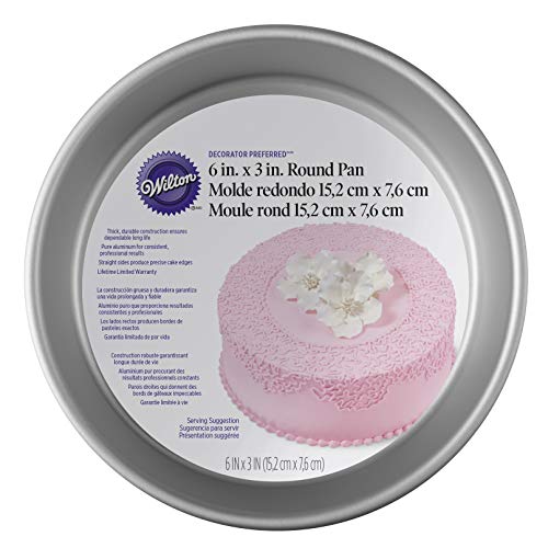 Wilton Decorator Preferred - Molde redondo,15.2 x 7.6 cm