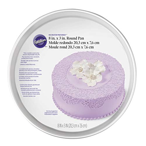 Wilton Molde Decorator Preferred Redondo, diámetro 20 x 7,5 cm, Centimeters