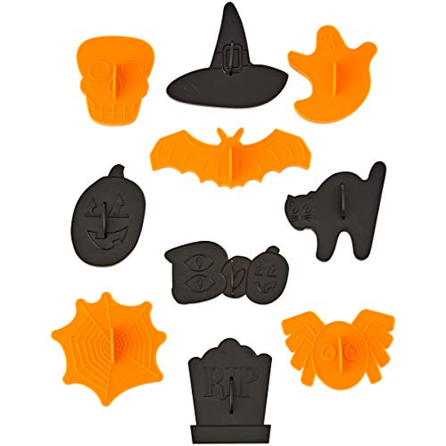 Wilton Set de cortantes de Galletas diseño de Halloween, Multicolor, 10 Piezas