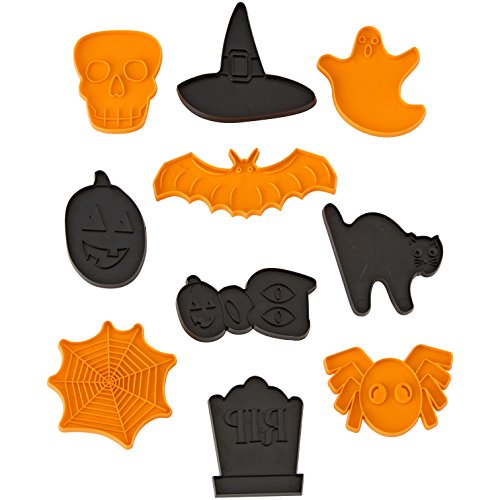 Wilton Set de cortantes de Galletas diseño de Halloween, Multicolor, 10 Piezas