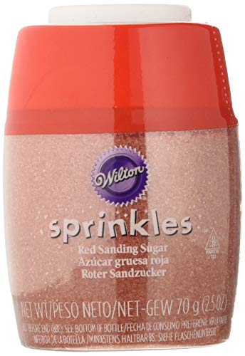 Wilton, Sprinkles Sanding Sugar (Rojo) - 70 gr.