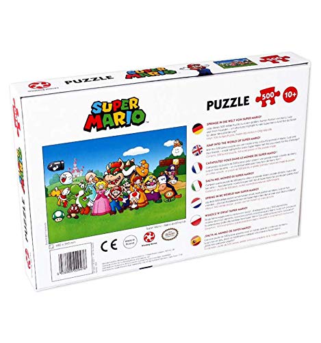 Winning Moves- Puzzle Super Mario & Friends- 500 Piezas (29476)