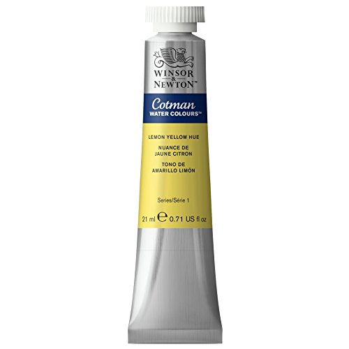 Winsor & Newton Cotman - Tubo Acuarela, 21 Ml, Tono Amarillo Limón