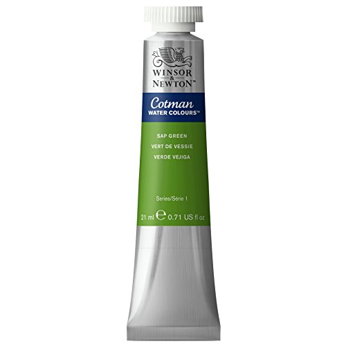 Winsor & Newton Cotman -  Tubo Acuarela, 21 Ml,  Verde Savia