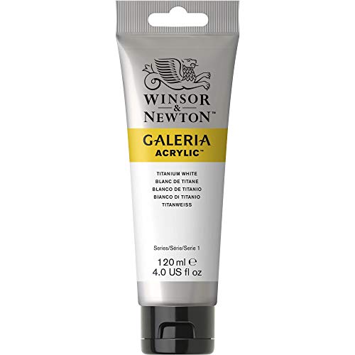 Winsor & Newton Galeria Acrylic - Pintura acrílica (120 ml), color blanco