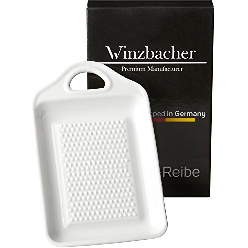 Winzbacher® Premium Rallador – de Cerámica para Jengibre y Ajo | Porcelana | Apto para lavavajillas