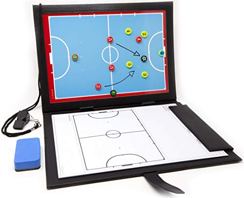 WISEPLAYERFC Carpeta Táctica para Entrenadores de Fútbol Sala con Bolsillo