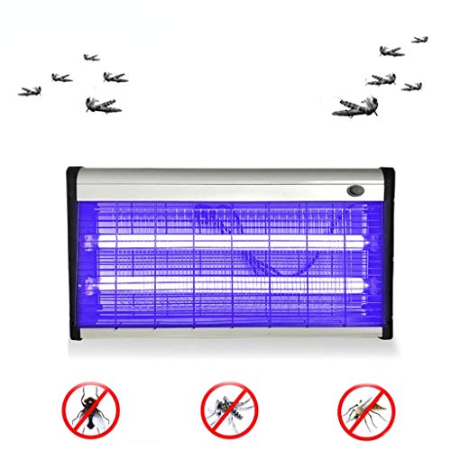 WISKEO Lámpara Mata Insectos Electrico UV, Anti Mosquitos Innovagoods, Sin Sustancias QuíMicas SuspensióN Atrapa para Zancudos Insectos 40W