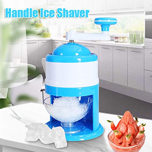 WLKK Máquina Manual de Hielo triturado Manual, Máquina Multifuncional portátil de granizado de Hielo en casa Máquina para Hacer Hielo en Bloques Smoothie Máquina para Hacer Hielo