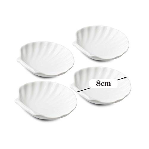 WM Bartleet & Sons 1750 TSET113 - Juego de 4 platos de porcelana tradicional, 7,5 cm, color blanco