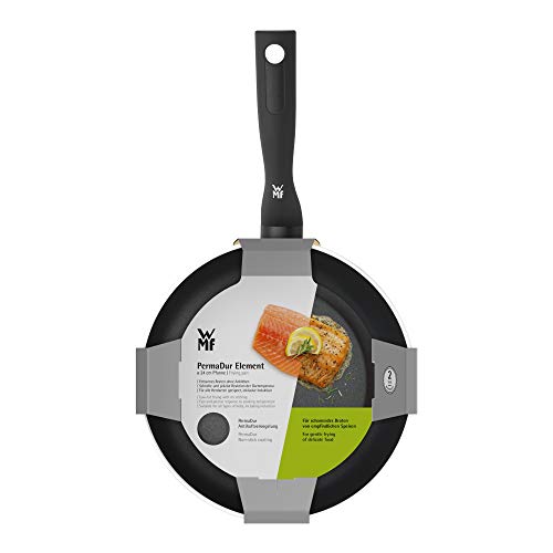 WMF 545244021 Permadur Element Sartén de Aluminio, Antiadherente, Apto para Todo Tipo de Cocinas Incluido Inducción, Exterior Resistente en Acero, 24 cm sin PFOA