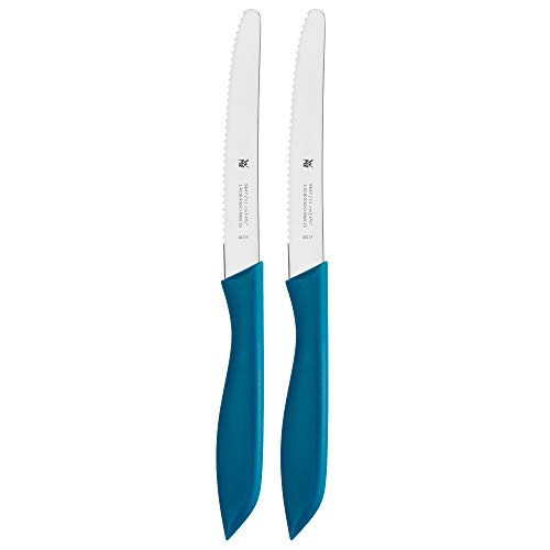WMF Classic Line - Juego de cuchillos de pan (6 piezas, 23 cm, cuchillo de doble ondulación, acero especial, mango de plástico)