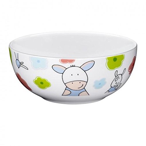 WMF Farmily - Vajilla para niños 6 piezas, incluye plato, cuenco y cubertería (tenedor, cuchillo de mesa, cuchara y cuchara pequeña) (WMF Kids infantil)