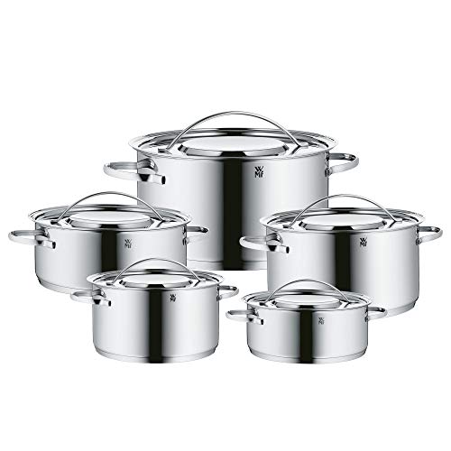 WMF Gala Plus - Set de 5 ollas, acero inoxidable