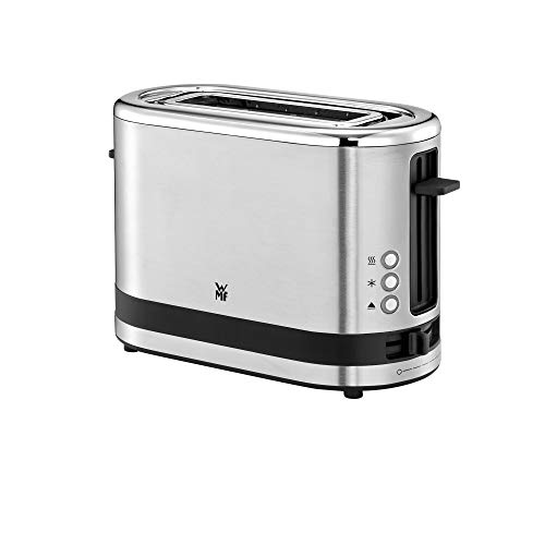 WMF Kitchenminis Coup Tostadora con 1 ranura, formato contacto, 600 W, 7 niveles de tostado, acero inoxidable cromargan mate