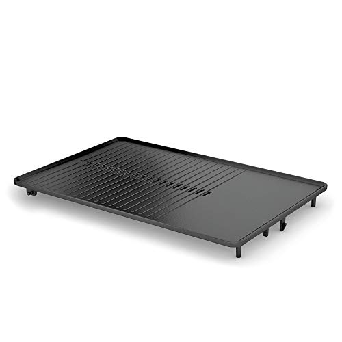 WMF LONO Plancha/grill sobremesa, 2300 W, Superficie Antiadherente, placa desmontable con dos funciones, regulador temperatura, Acero inoxidable cromargan