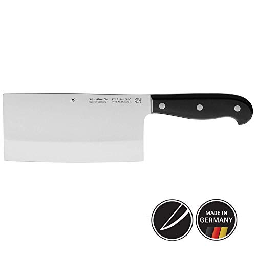 WMF Spitzenklasse Plus Cuchillo Hacha, Acero Inoxidable, Negro