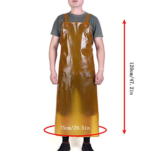 WMOFC Impermeable Delantal Anti-Aceite, Cocina PVC Fábrica De Alimentos Industriales Delantal Adulto De Trabajo, Limpieza del Hogar,02