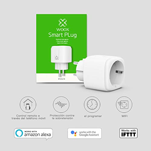 Woox User manual Enchufe Inteligente Wifi Smart Plug, Blanco, Talla Única