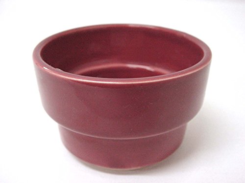 WORKING HOUSE (Menaje / Fondues - Grill) Conjunto 2 Cuencos Bowl Bol Ceramica Salsa Fondue Redondo 170ML Verde + Rojo