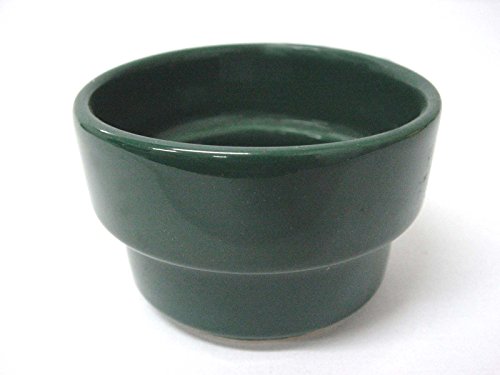 WORKING HOUSE (Menaje / Fondues - Grill) Conjunto 2 Cuencos Bowl Bol Ceramica Salsa Fondue Redondo 170ML Verde + Rojo