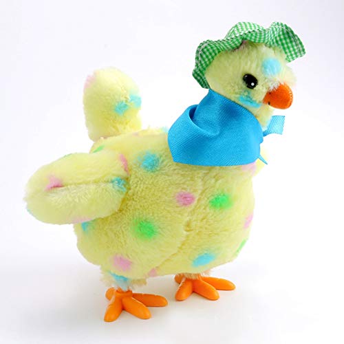 WOVELOT Una Gallina Divertido Juguete De Pollo Gallina Hen Poner Huevo Broma Chocada Regalo Ni？o Anti-Estrés Gadget Divertido Juego Interior o Al Aire Libre