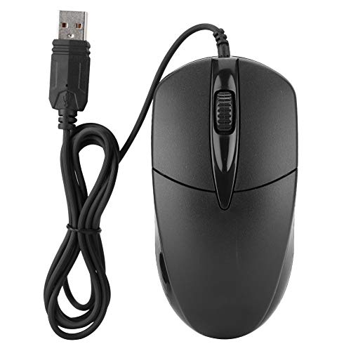 Woyisisi KINGANGJIA JM-615 1000 dpi Rat¨®n de Negocios con Cable Uso de Oficina Gaming PC Port¨¢Tiles Rat¨®n (Negro)