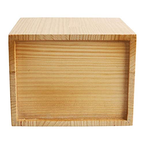 WPL Cubo de Basura Papelera de Madera Papelera de Escritorio Puede Plazoleta Papelera de baño Dormitorio Dormitorio Oficina (Madera de Pino) Basurero Interior