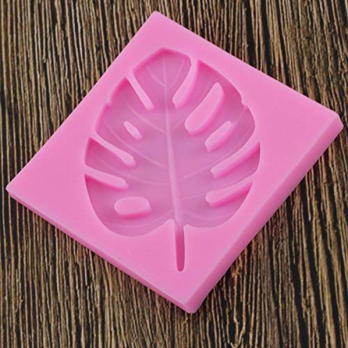 WQSD DIY Palm Tree Leaf Silicone Mold Leaf Fondant Mold Cake Decoration Tool Chocolate Candy Mold