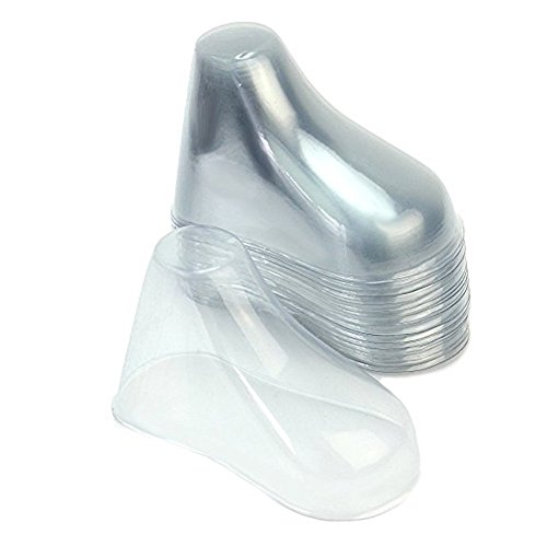 Wresty - Moldes para calzados de bebé, de plástico transparente, juego de 10 pares