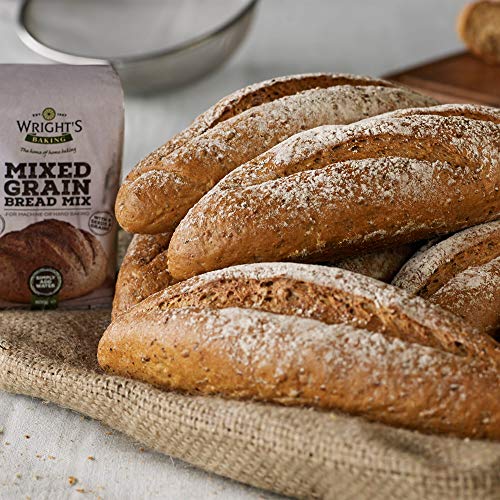 wrights baking Mezcla para hornear pan de grano mixto 5x500g